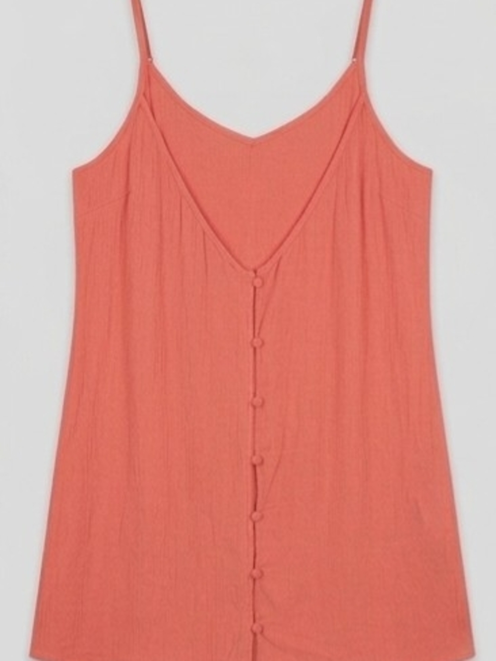 City Chic Koi Orange Button Front Cami